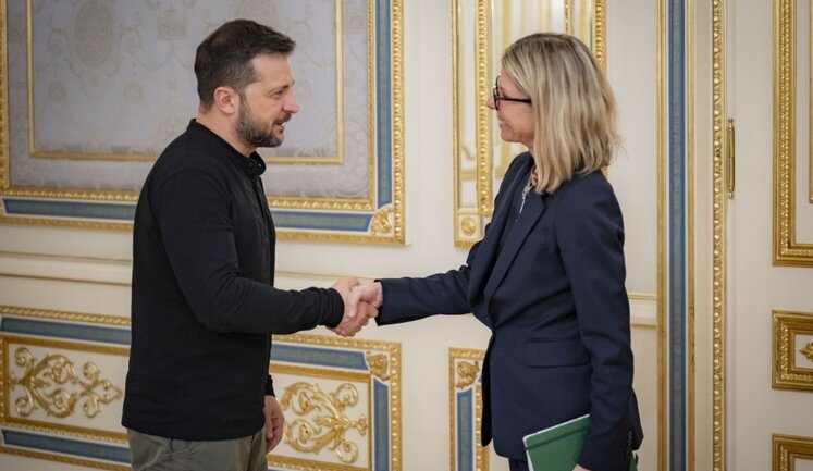 Зеленський зустрівся з керівною директоркою Світового банку Б’єрде: Кошти від активів РФ мають працювати для захисту від російської агресії. ФОТО