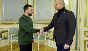 Зеленський зустрівся з віцепрем’єр-міністром Хорватії Іваном Анушичем
