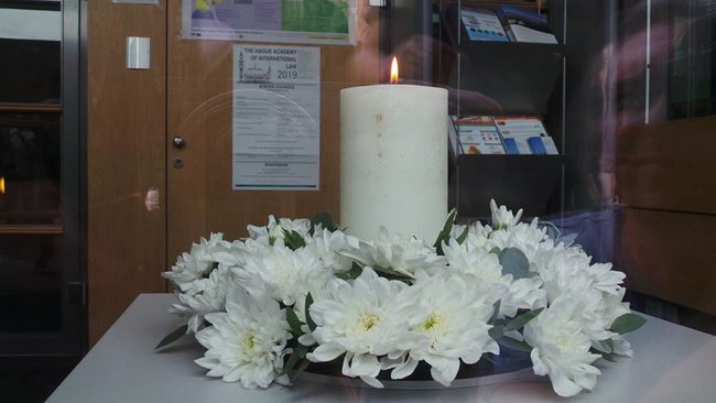 Акція памяті жертв катастрофи MH-17 відбулася під посольством Нідерландів у Києві 14