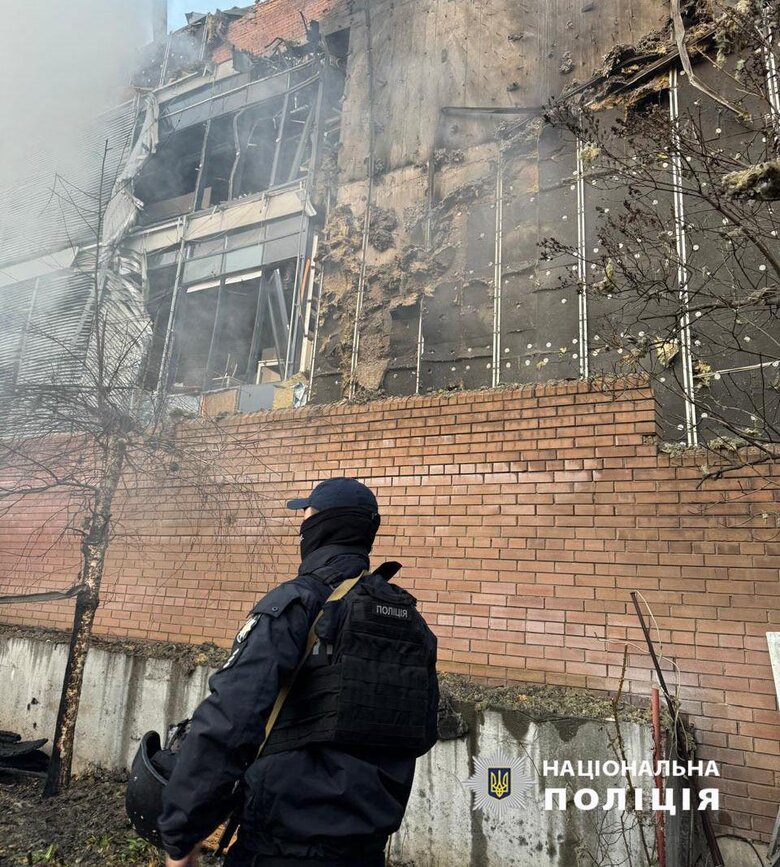 Наслідки ударів шахедів по Києву