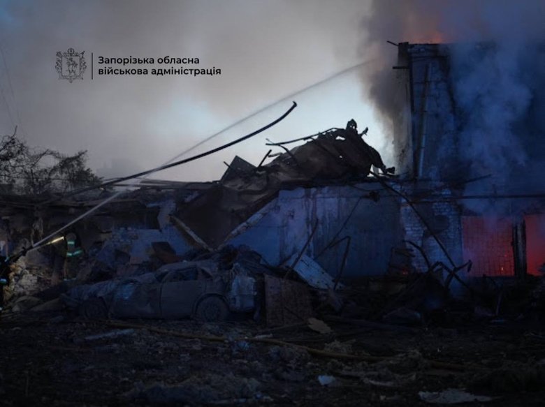 Strikes on Zaporizhzhia