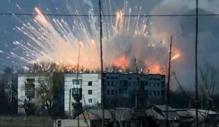 Drone attack not confimed as reason for Balakliia depot explosions, - journalist