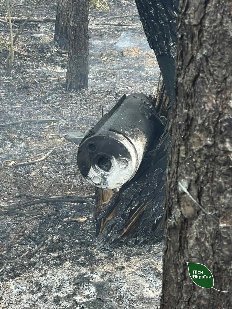 Three forest districts of the Capital Forest Office were affected by a drone and rocket attack