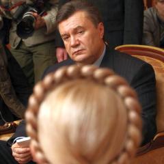 Виктор Янукович и Юлия Тимошенко. Фото pravda.com.ua