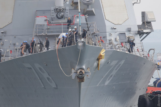 В Одесу прибув американський ракетний есмінець USS Porter DDG-78 06 В Одесу прибув американський ракетний есмінець USS Porter DDG-78 06