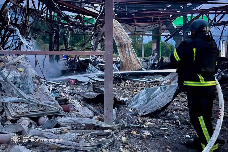 удар по азс на дніпропетровщині