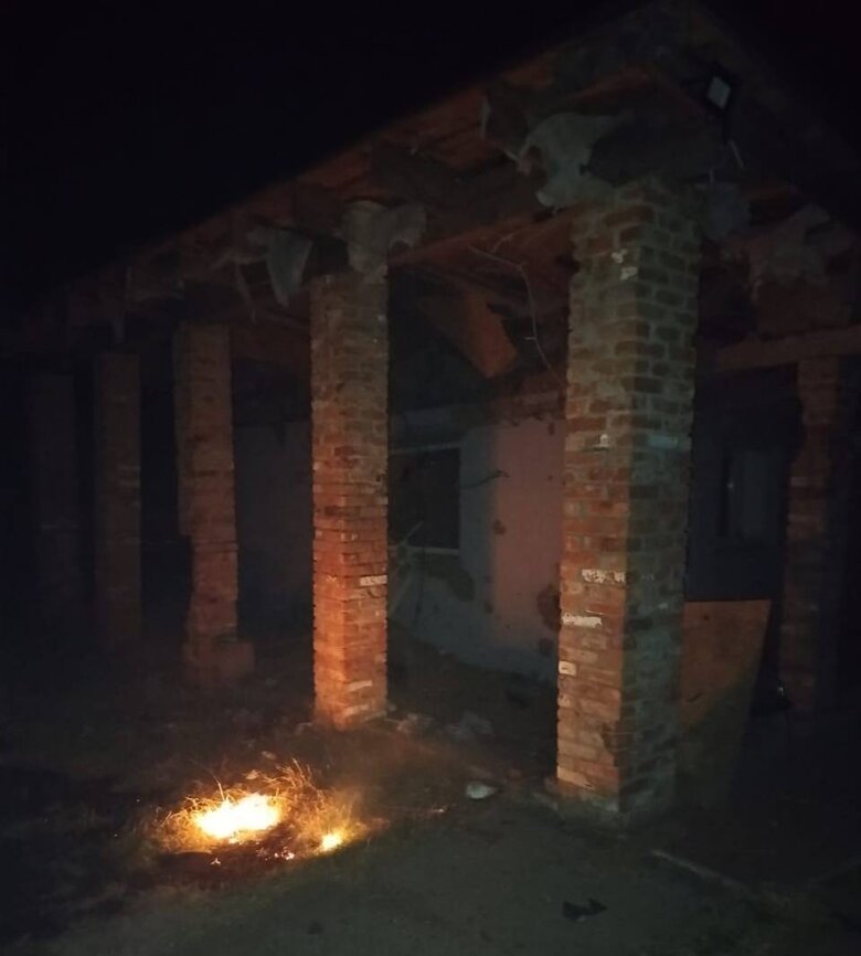 Наслідки обстрілу Золочева
