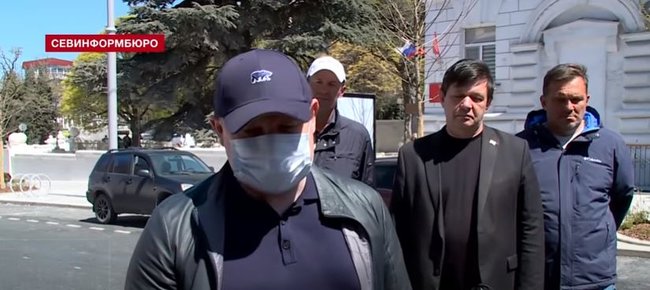 Освобожденный оккупантами убийца украинского школьника Чубенко террорист Погодин занимается реконструкцией дорог в Севастополе на выделенные Москвой деньги 02